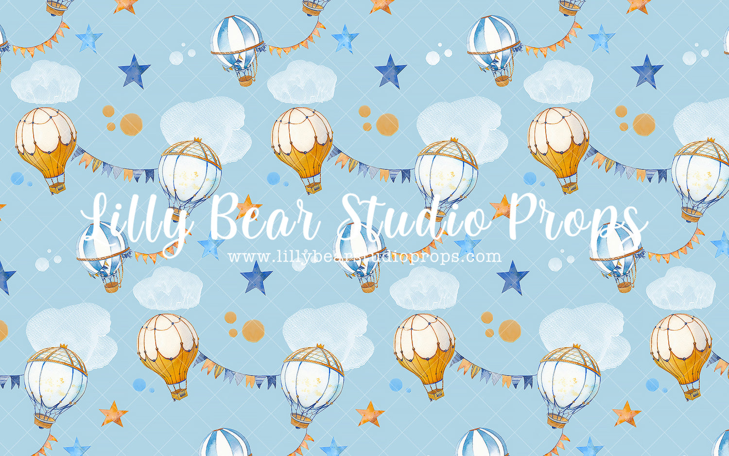 Adventure Await Blue by Jessica Ruth Photography sold by Lilly Bear Studio Props, aviator - balloon - balloons - blue