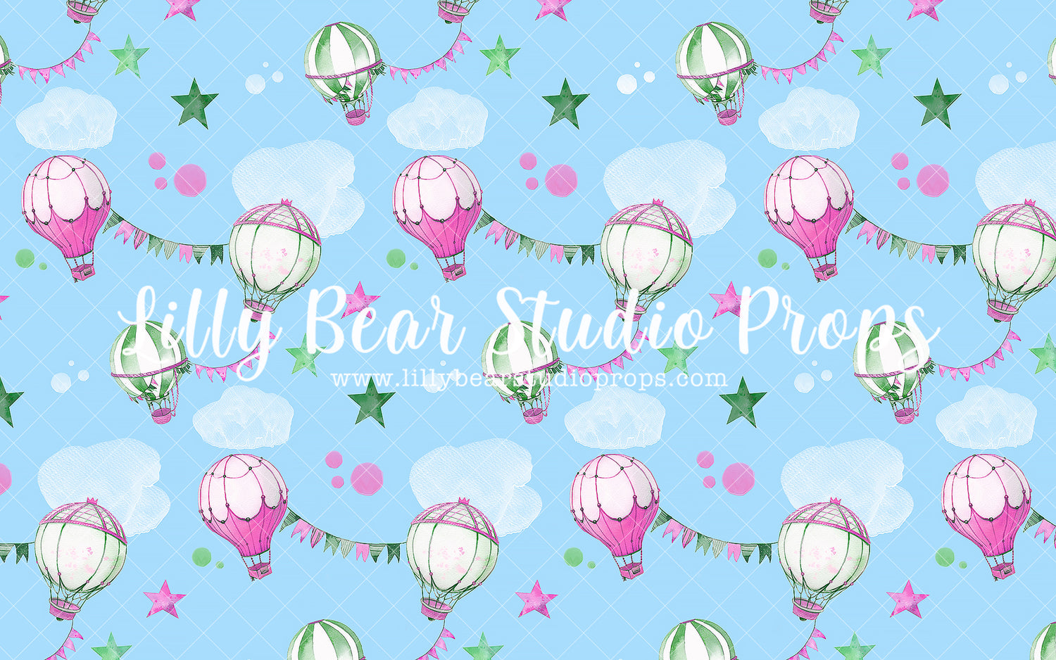 Adventure Await Pink by Jessica Ruth Photography sold by Lilly Bear Studio Props, aviator - balloon - balloons - blue