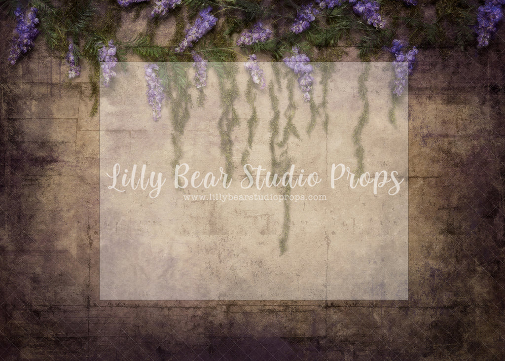 Aged vines - Lilly Bear Studio Props, FABRICS, floral wall, flower garden, flower vines, flower wall, flowers, purple flowers, spring, spring garden, tulips, vine wall