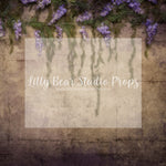 Aged vines - Lilly Bear Studio Props, FABRICS, floral wall, flower garden, flower vines, flower wall, flowers, purple flowers, spring, spring garden, tulips, vine wall