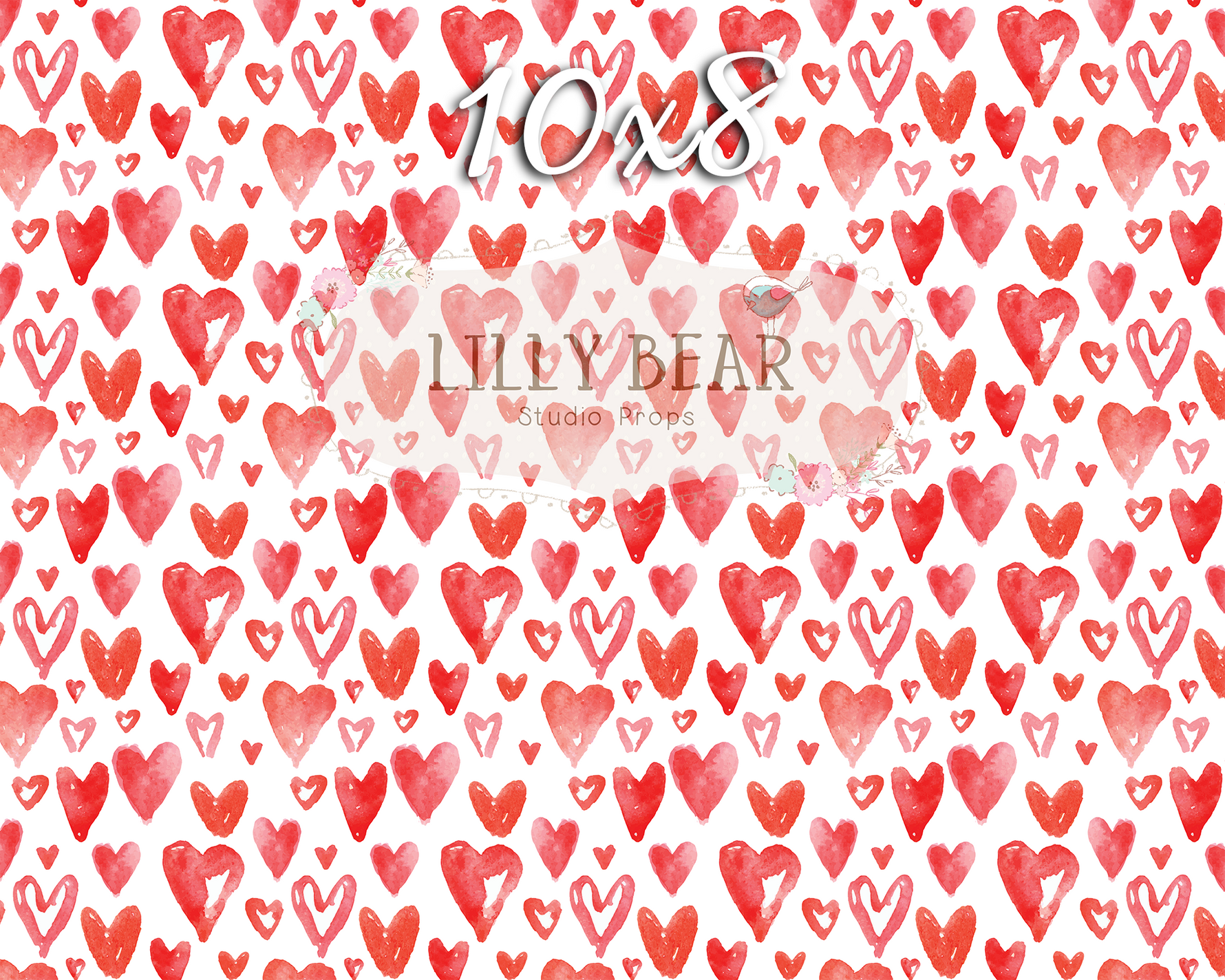 All My Love by Lilly Bear Studio Props sold by Lilly Bear Studio Props, fabric - hearts - love - poly - red - red heart