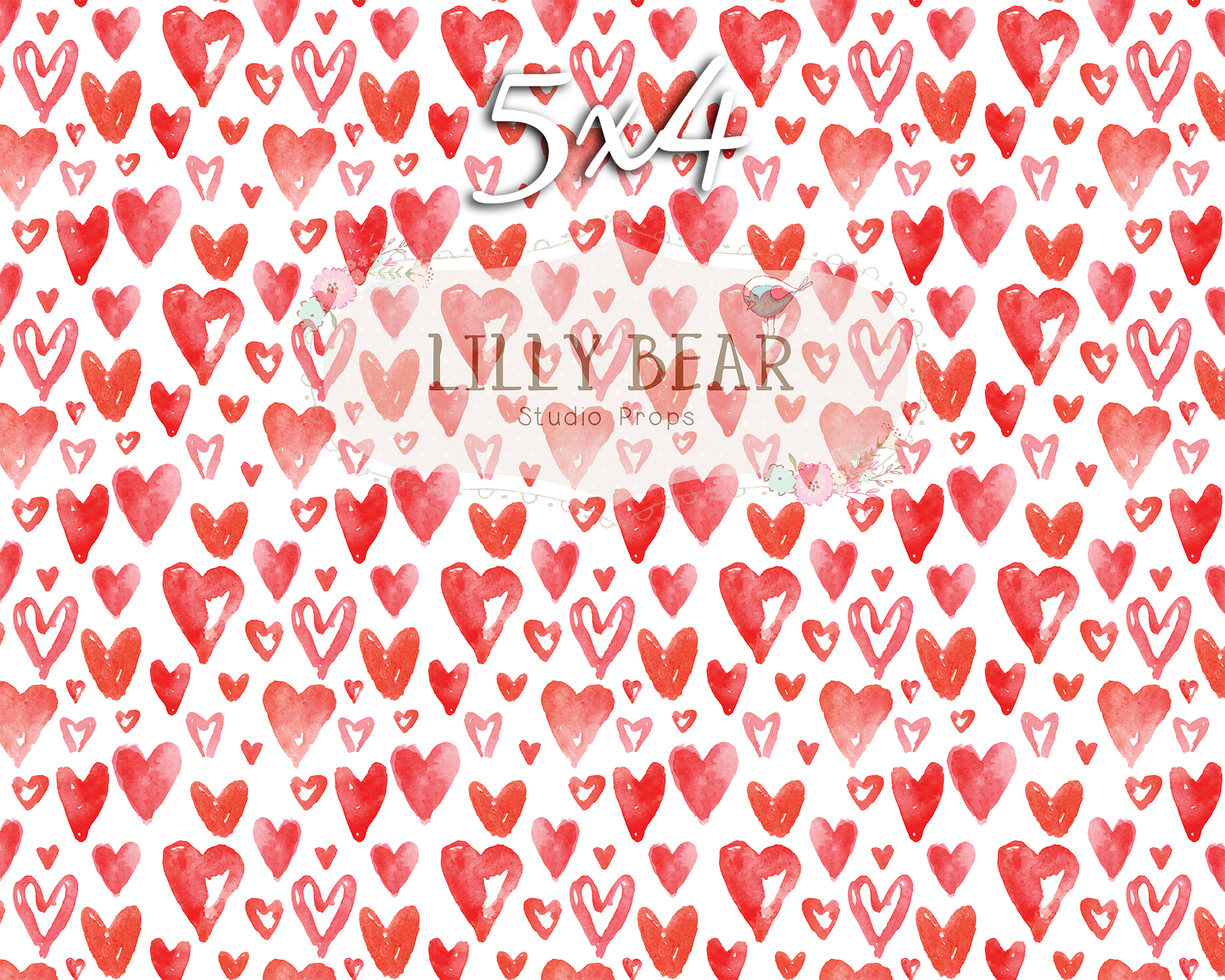 All My Love by Lilly Bear Studio Props sold by Lilly Bear Studio Props, fabric - hearts - love - poly - red - red heart