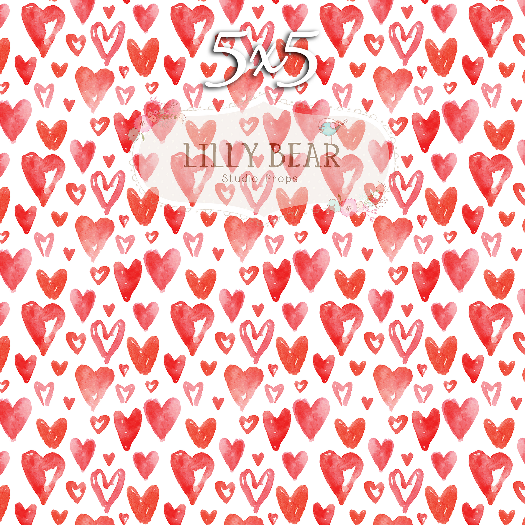 All My Love by Lilly Bear Studio Props sold by Lilly Bear Studio Props, fabric - hearts - love - poly - red - red heart