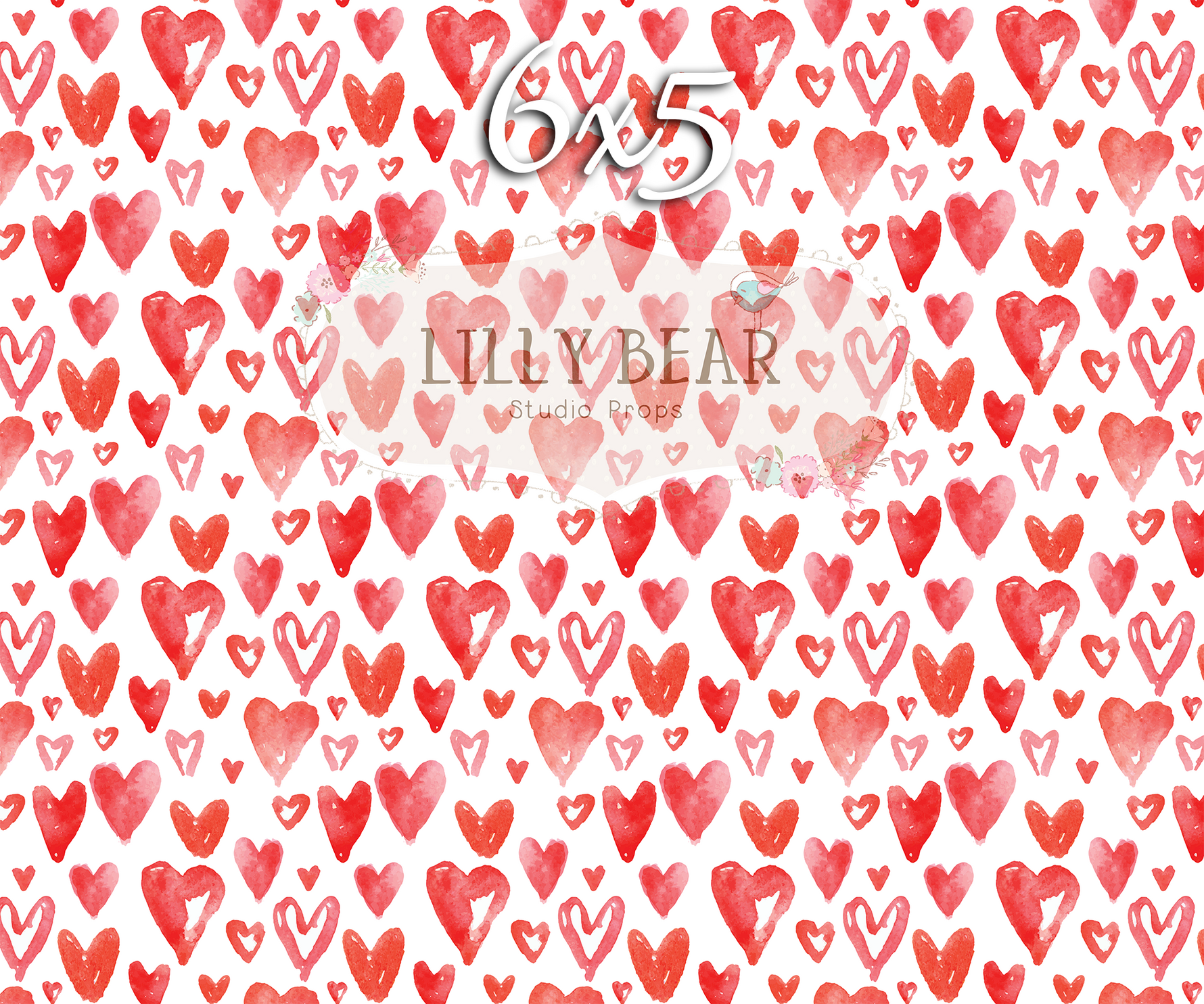 All My Love by Lilly Bear Studio Props sold by Lilly Bear Studio Props, fabric - hearts - love - poly - red - red heart