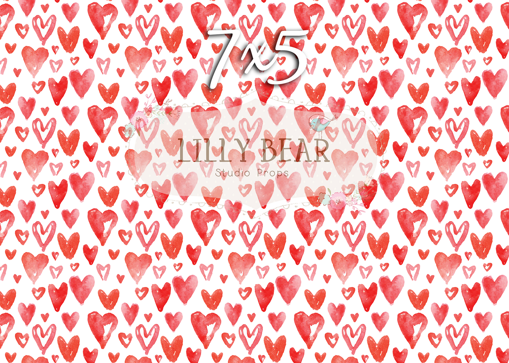 All My Love by Lilly Bear Studio Props sold by Lilly Bear Studio Props, fabric - hearts - love - poly - red - red heart