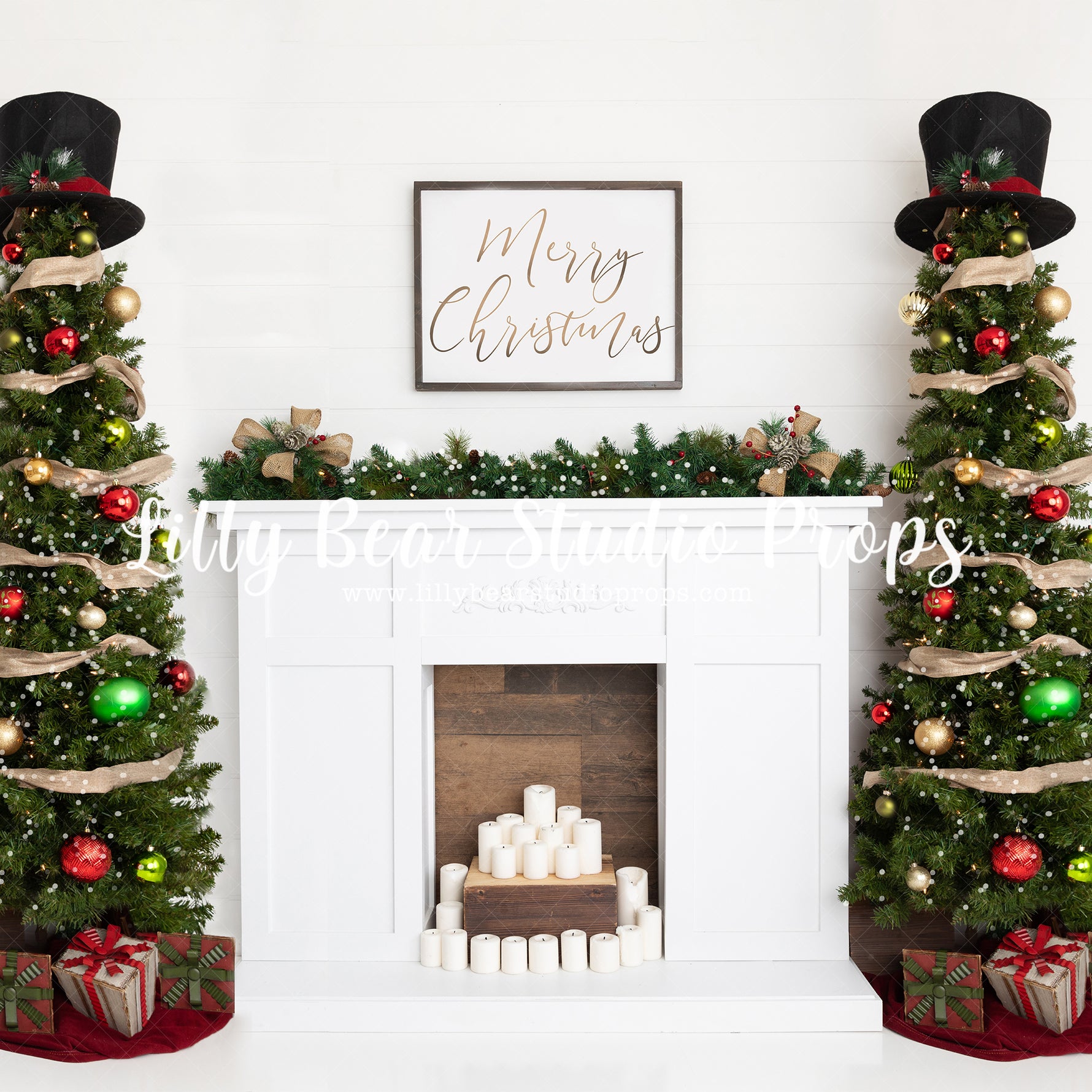 All I Want For Christmas by Meagan Paige Photography sold by Lilly Bear Studio Props, christmas - Fabric - holiday - Wr