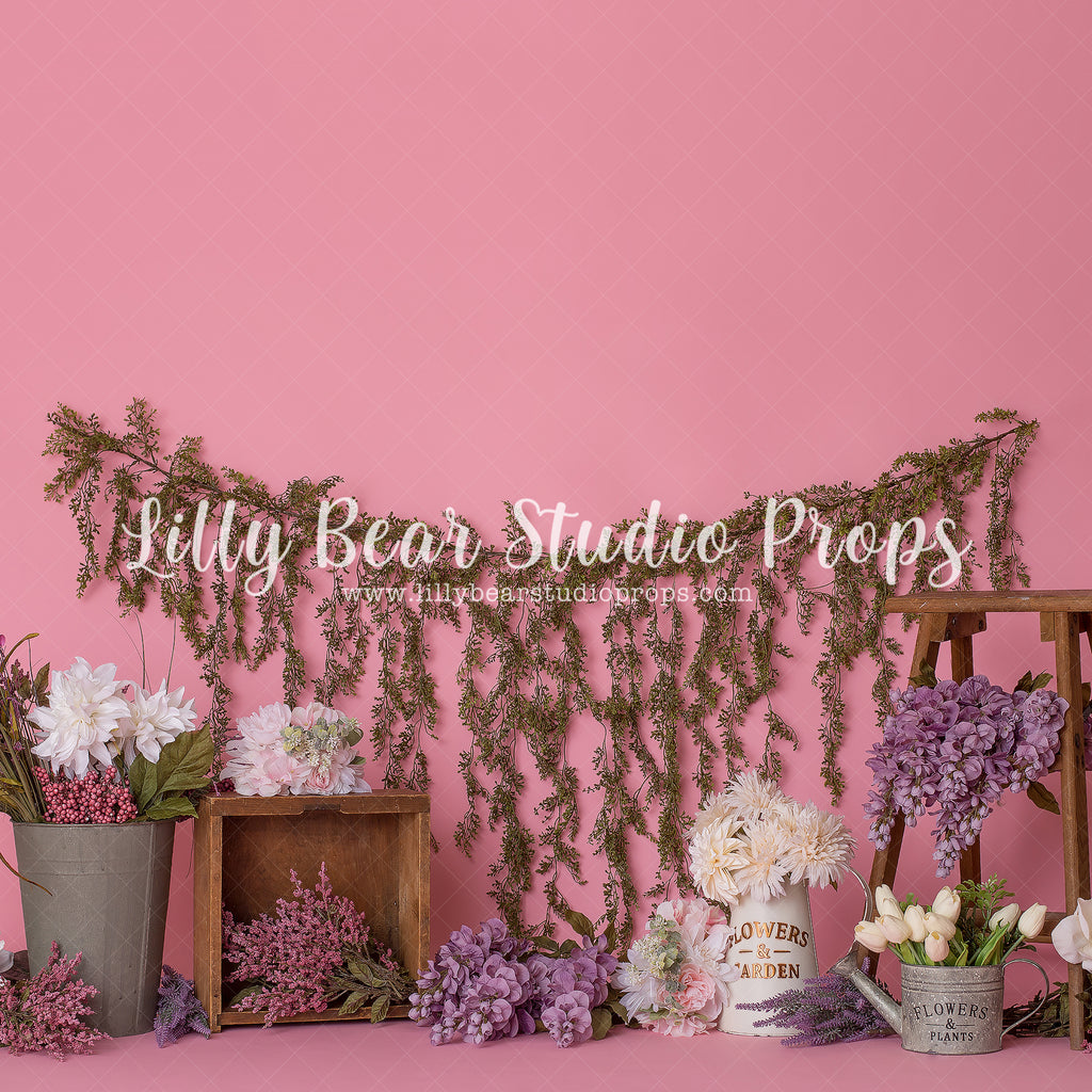 All In Bloom by EllaBean sold by Lilly Bear Studio Props, bloom - boho - fabric - floral - flowers - garland - girls