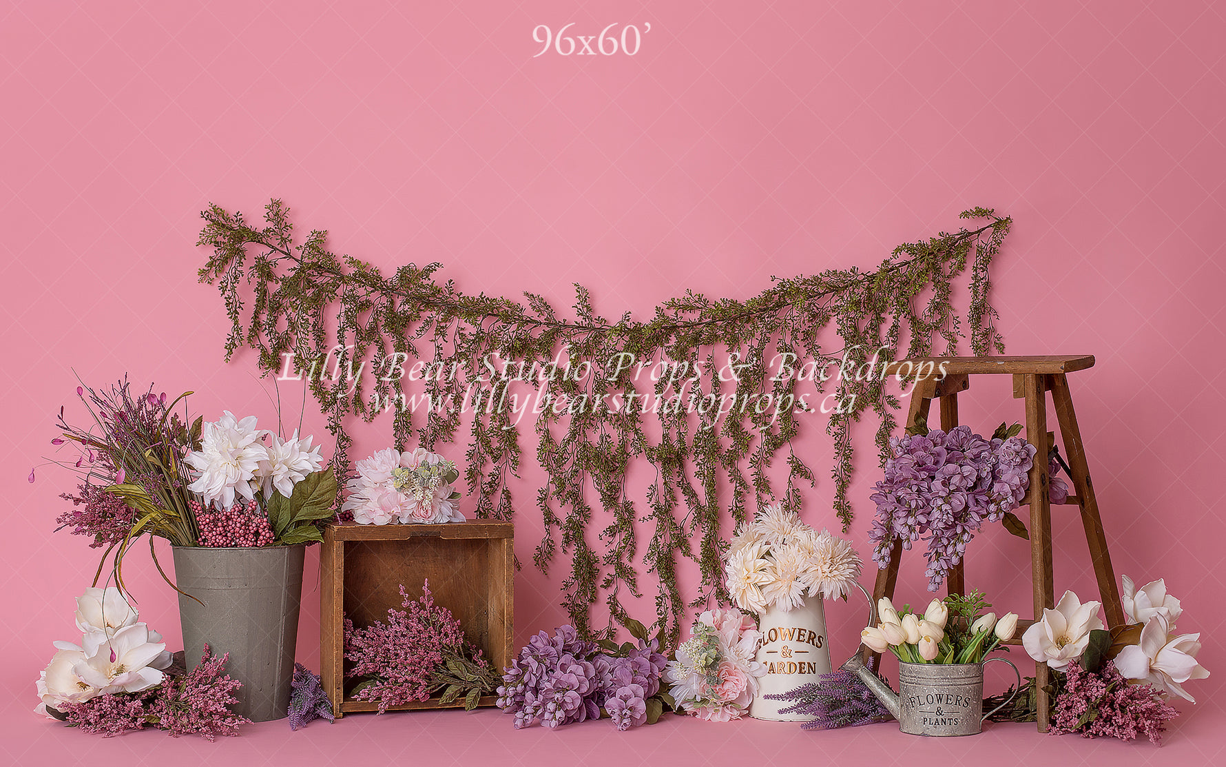 All In Bloom by EllaBean sold by Lilly Bear Studio Props, bloom - boho - fabric - floral - flowers - garland - girls