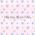 All My Heart by Lilly Bear Studio Props sold by Lilly Bear Studio Props, all my heart - blue hearts - colourful hearts