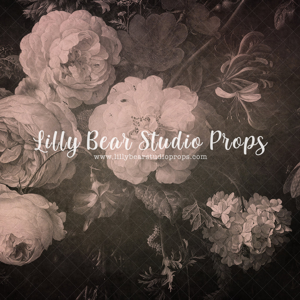 All Things Precious-Floral 40 - Lilly Bear Studio Props, art, artistic floral, FABRICS, floor, FLOORS, floral, floral painting, floral sweep, florals, flowers, painting, sweep, textured