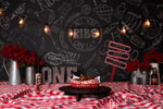 All You Can Eat by EllaBean sold by Lilly Bear Studio Props, bbq - birch wood - Fabric - FABRICS - food - grill - meat