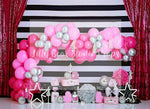 All that Sparkles - Lilly Bear Studio Props, barbie, barbie balloons, barbie doll, black and white stripes, bows, diamonds, Disney princess, Fabric, hearts, lipsticks, little princess, pink, pink and silver, pretty little princess, pretty princess, princess, princess cake smash, princess castle, princess party, princesses, Wrinkle Free Fabric