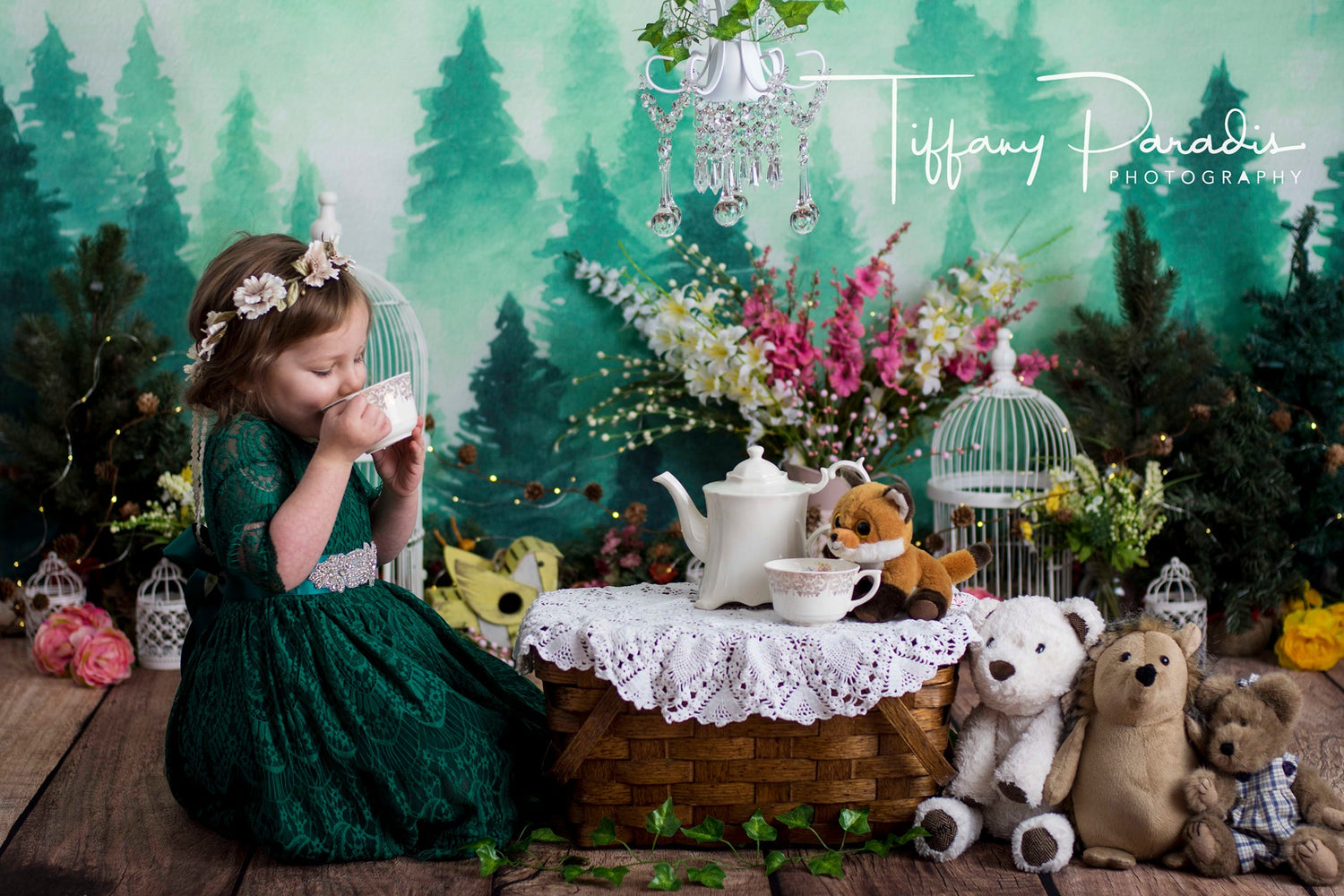 Alpine by Lilly Bear Studio Props sold by Lilly Bear Studio Props, christmas - Fabric - pine tree - trees - winter - wo