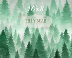 Alpine by Lilly Bear Studio Props sold by Lilly Bear Studio Props, christmas - Fabric - pine tree - trees - winter - wo