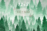 Alpine by Lilly Bear Studio Props sold by Lilly Bear Studio Props, christmas - Fabric - pine tree - trees - winter - wo
