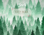 Alpine by Lilly Bear Studio Props sold by Lilly Bear Studio Props, christmas - Fabric - pine tree - trees - winter - wo