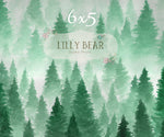 Alpine by Lilly Bear Studio Props sold by Lilly Bear Studio Props, christmas - Fabric - pine tree - trees - winter - wo