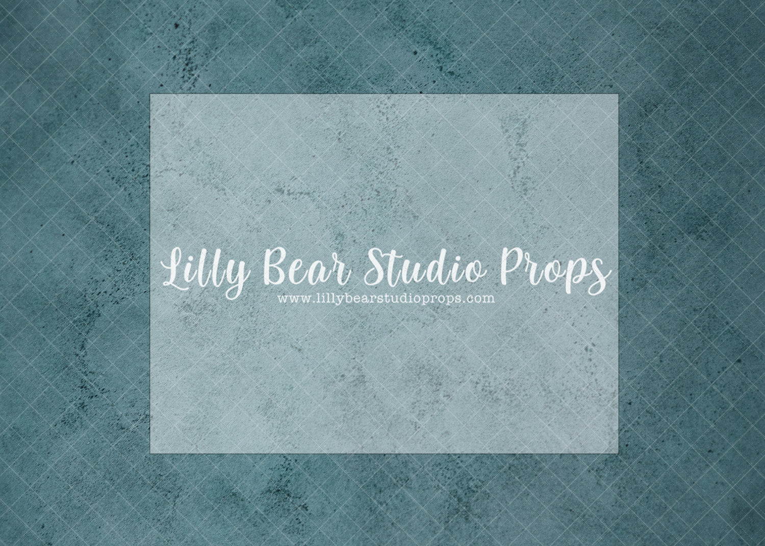 Alysa In Teal - Lilly Bear Studio Props, hand painted, handmade texture, teal texture, texture