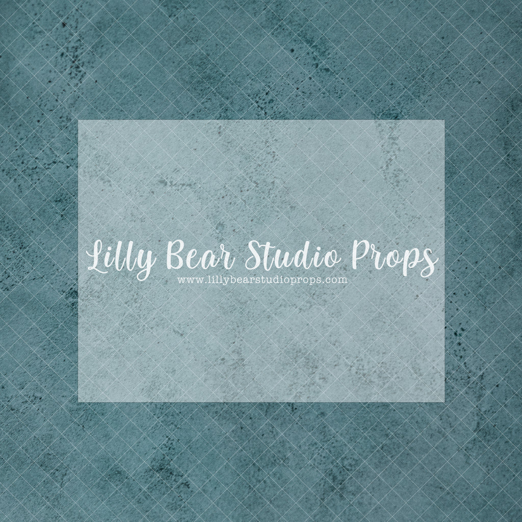 Alysa In Teal - Lilly Bear Studio Props, hand painted, handmade texture, teal texture, texture