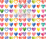 Amora Hearts by Lilly Bear Studio Props sold by Lilly Bear Studio Props, colour - colourful hearts - Fabric - girls - h