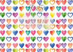 Amora Hearts by Lilly Bear Studio Props sold by Lilly Bear Studio Props, colour - colourful hearts - Fabric - girls - h