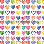 Amora Hearts by Lilly Bear Studio Props sold by Lilly Bear Studio Props, colour - colourful hearts - Fabric - girls - h