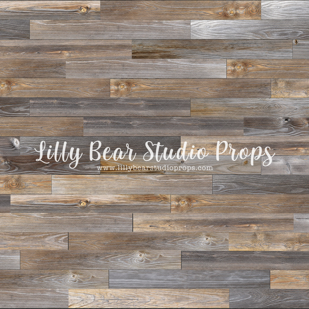 Andrew Horizontal Wood LB Pro Floor by Lilly Bear Studio Props sold by Lilly Bear Studio Props, barn wood - brown wood