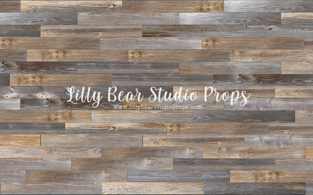 Andrew Horizontal Wood LB Pro Floor by Lilly Bear Studio Props sold by Lilly Bear Studio Props, barn wood - brown wood