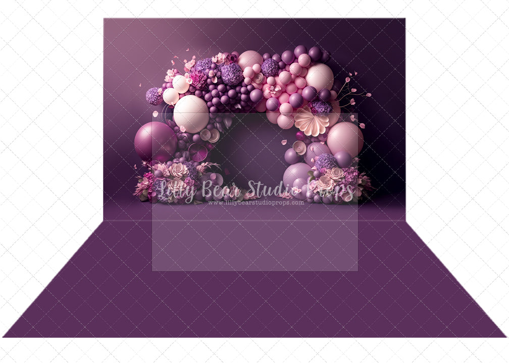 Andrina Balloon & Grape Solid Combo