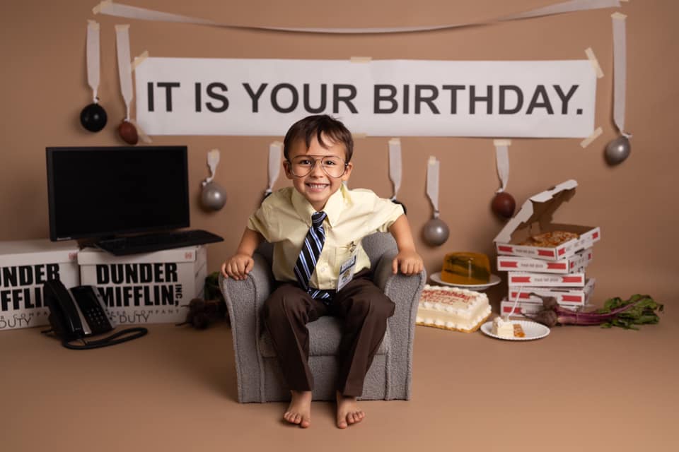 Dwight's Birthday by Angelica Knowland - Lilly Bear Studio Props, dunder mifflin, dwight, the office, tv show