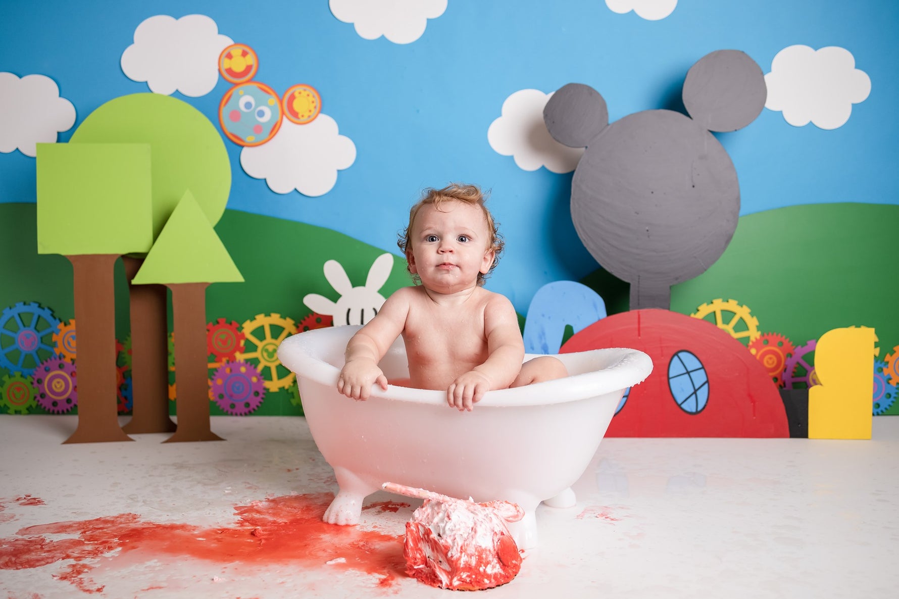 Mouse Club House by Angelica Knowland - Lilly Bear Studio Props, disney, mickey mouse, mickey mouse clubhouse, mickey mouse head, miska mouska mickey mouse