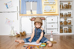 Cookie Kitchen by Angelica Knowland - Lilly Bear Studio Props, chocolate chip cookies, cookie jar, cookie monster, cookies, kitchen, kitchen cabinet, mouse, seasme street, who stole the cookies