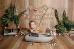 Fishermans Corner by Angelica Knowland - Lilly Bear Studio Props, fish, fisherman, fishermans wharf, fishing, fishing cabin, fishing dock, fishing rod, fishnet, go fish, gone fishing
