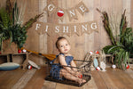 Fishermans Corner by Angelica Knowland - Lilly Bear Studio Props, fish, fisherman, fishermans wharf, fishing, fishing cabin, fishing dock, fishing rod, fishnet, go fish, gone fishing