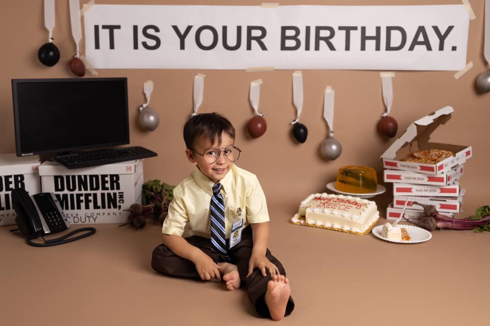 Dwight's Birthday by Angelica Knowland - Lilly Bear Studio Props, dunder mifflin, dwight, the office, tv show