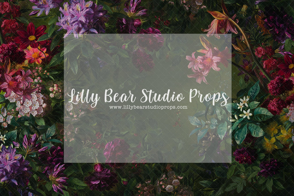 Antique Flowers - Lilly Bear Studio Props, fine art, floral, girls, hand painted