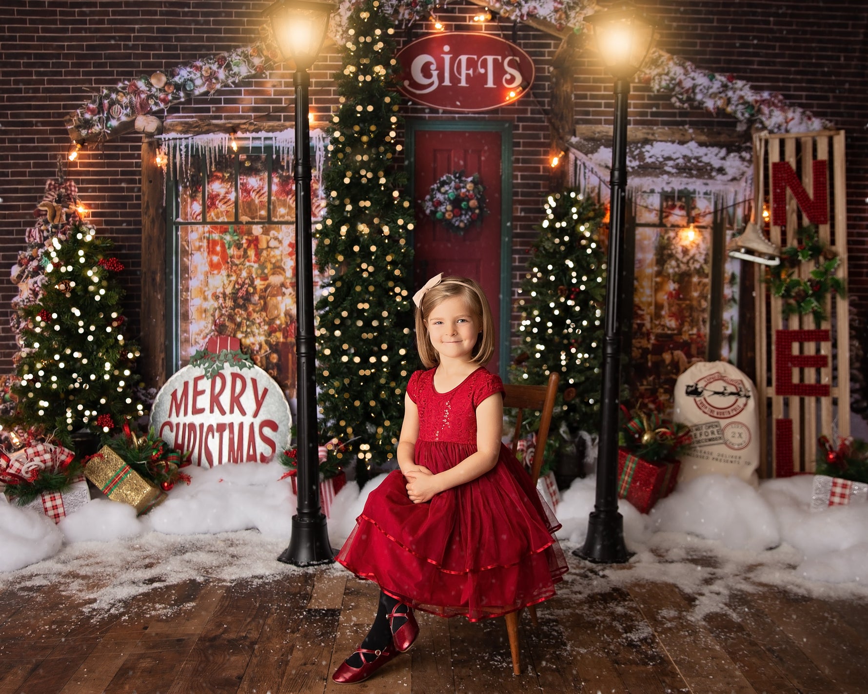 Christmas Gifts by Lilly Bear Studio Props sold by Lilly Bear Studio Props, candles - christmas - christmas fireplace