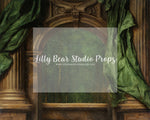 Arche - Lilly Bear Studio Props, arch, arches, archway, archways, columns, doors, doorway, FABRICS, flowers, garden, garden archway, garden door, lanterns, rose, spring, spring archway