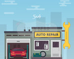 Auto Shop by Lilly Bear Studio Props sold by Lilly Bear Studio Props, fabric - poly - vinyl - Wrinkle Free Fabric