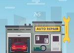 Auto Shop by Lilly Bear Studio Props sold by Lilly Bear Studio Props, fabric - poly - vinyl - Wrinkle Free Fabric