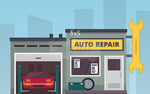 Auto Shop by Lilly Bear Studio Props sold by Lilly Bear Studio Props, fabric - poly - vinyl - Wrinkle Free Fabric
