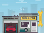 Auto Shop by Lilly Bear Studio Props sold by Lilly Bear Studio Props, fabric - poly - vinyl - Wrinkle Free Fabric