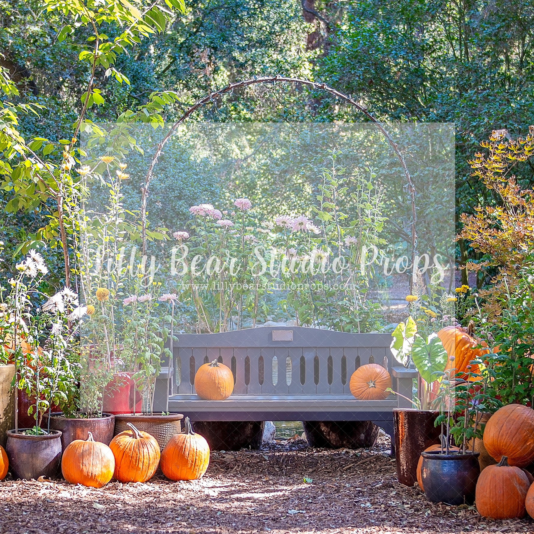 Autumn Pumpkin Garden - Lilly Bear Studio Props, christmas, Decorated, fall, fall colors, fall colours, fall forest, fall leaves, fall mini, fall pumpkins, fall season, falling leaves, Giving, halloween, Peaceful, spooky halloween