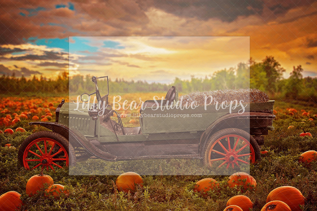Autumn Vintage Truck - Lilly Bear Studio Props, christmas, Decorated, fall, fall colors, fall colours, fall forest, fall leaves, fall mini, fall pumpkins, fall season, falling leaves, farm pickup, Giving, halloween, Peaceful, pickup, pickup truck, spooky halloween