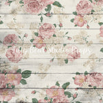 Ava Floral Horizontal Wood Planks Floor by Lilly Bear Studio Props sold by Lilly Bear Studio Props, barn wood - distres