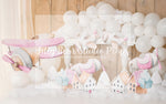 Aviatrices Curtain - Lilly Bear Studio Props, airplane, airplane balloons, airplane garland, airplane hanger, airplane one, airplanes, aviator, explorer, Fabric, FABRICS, globe, hanger, map, maps, stars, travel, vintage map, world traveler, Wrinkle Free Fabric