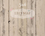 Azure Cream Barn Wood Planks Floor by Azure Photography sold by Lilly Bear Studio Props, Azure - azure cream - azure ph