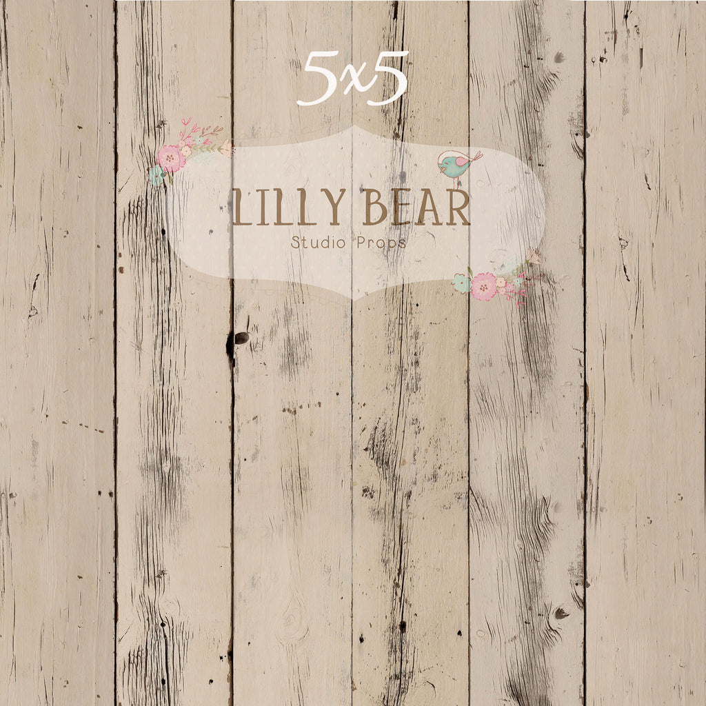 Azure Cream Barn Wood Planks Floor by Azure Photography sold by Lilly Bear Studio Props, Azure - azure cream - azure ph