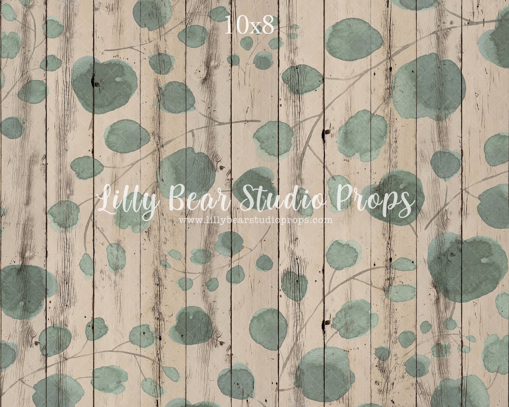 Azure Eucalyptus Wood Planks Floor by Azure Photography sold by Lilly Bear Studio Props, Azure Cream - Azure Photograph