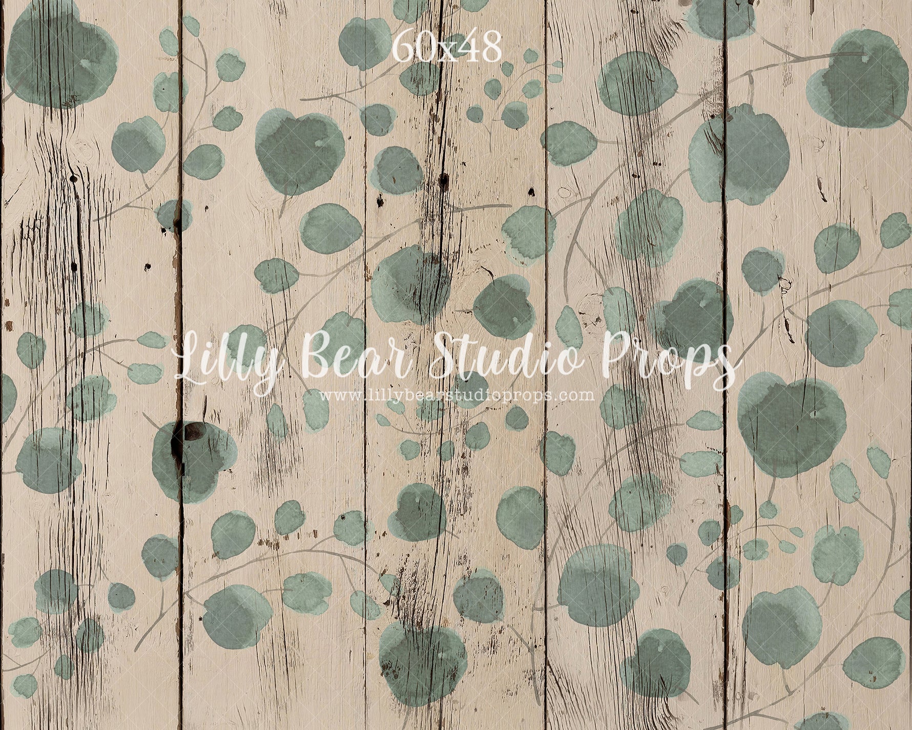 Azure Eucalyptus Wood Planks Floor by Azure Photography sold by Lilly Bear Studio Props, Azure Cream - Azure Photograph